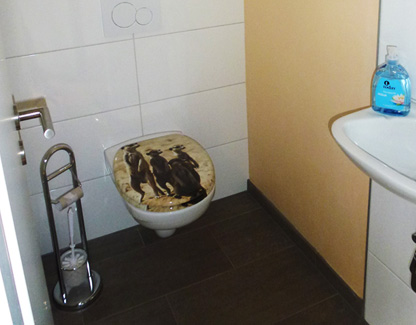 Ferienwohnung Toilette